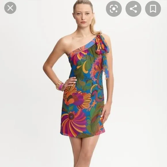 Banana Republic  X Trina Turk Coachella Mini Dress women's size 0 100% silk