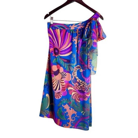 Banana Republic  X Trina Turk Coachella Mini Dress women's size 0 100% silk