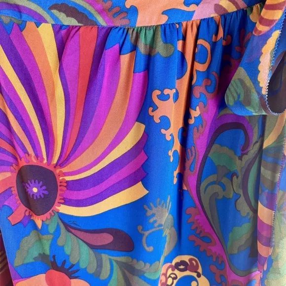 Banana Republic  X Trina Turk Coachella Mini Dress women's size 0 100% silk