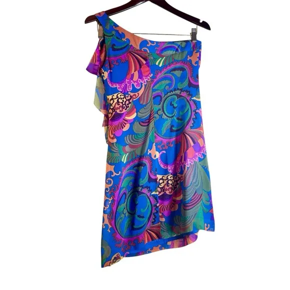 Banana Republic  X Trina Turk Coachella Mini Dress women's size 0 100% silk