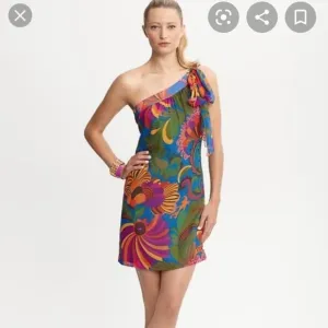 Banana Republic  X Trina Turk Coachella Mini Dress women's size 0 100% silk