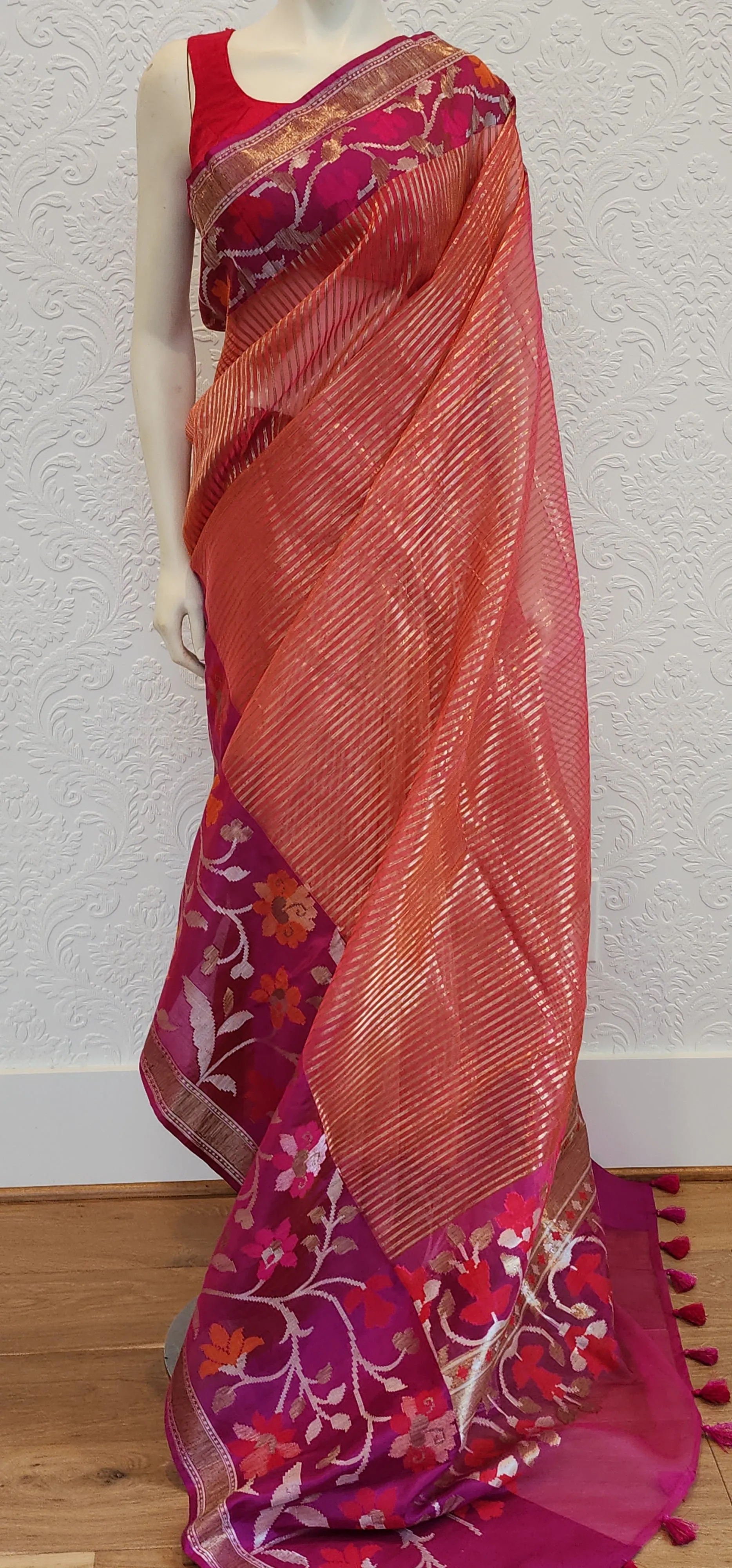 Banaras Kora Saree Collection.