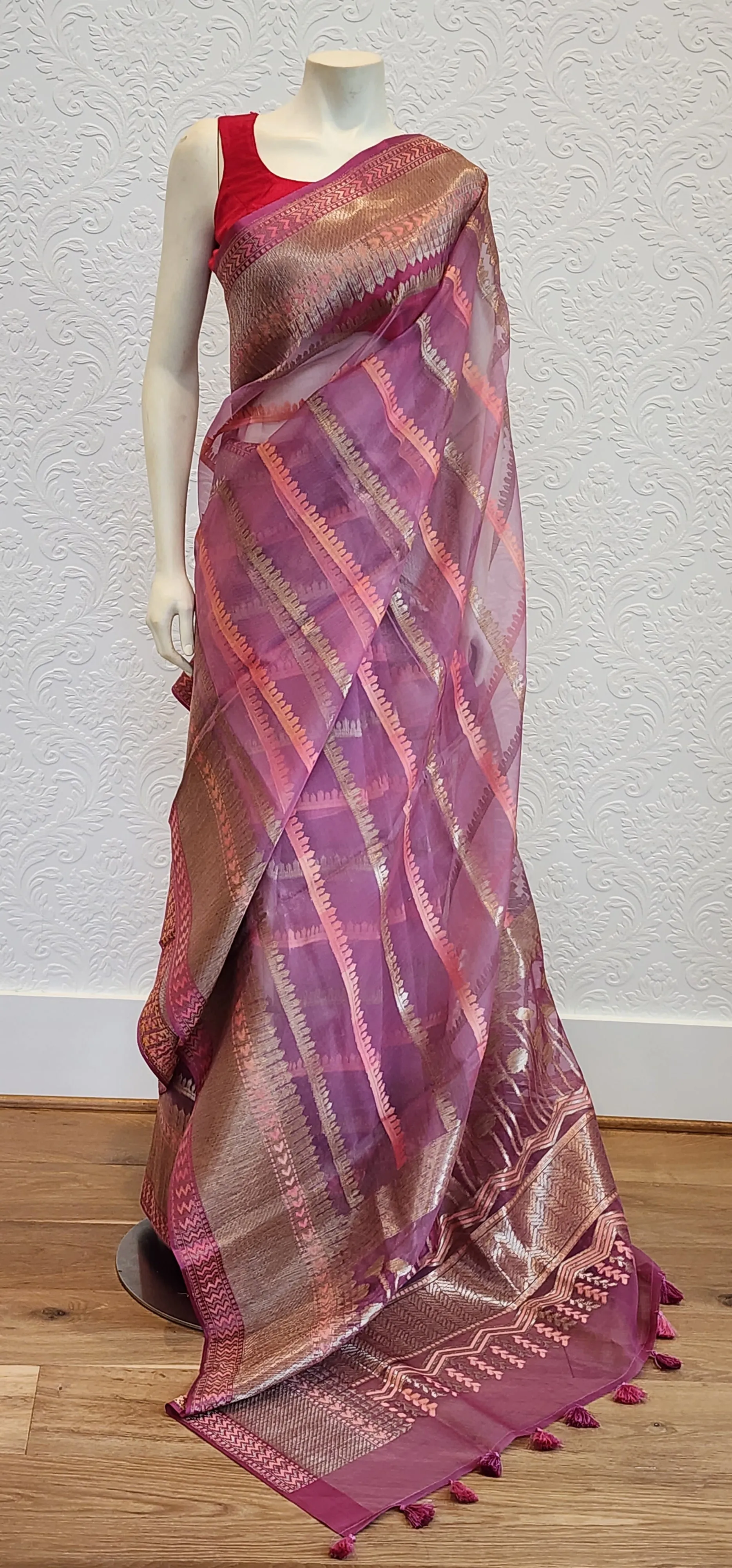 Banaras Kora Saree Collection.