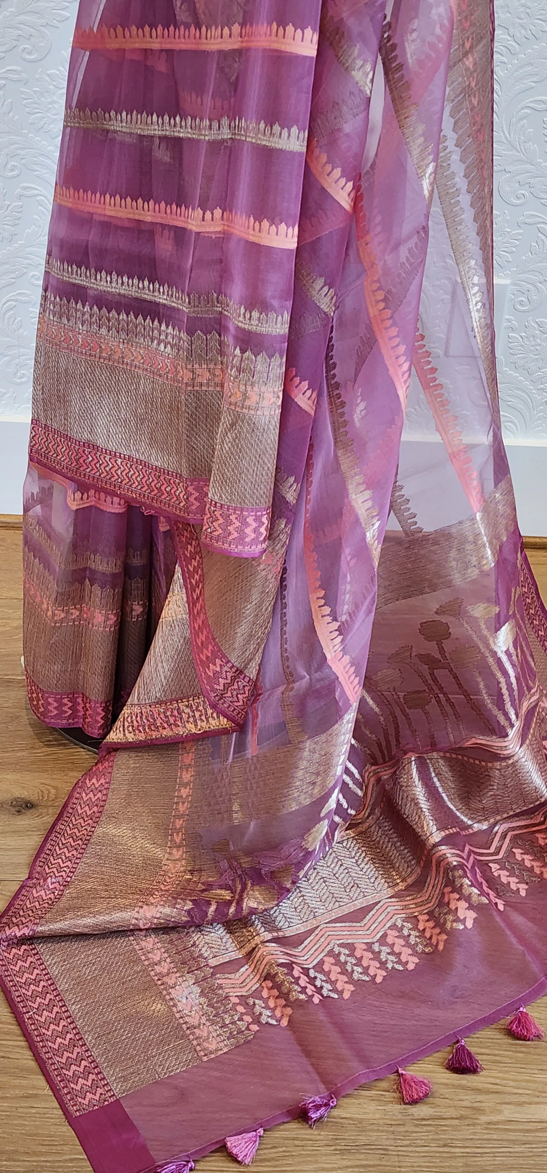 Banaras Kora Saree Collection.