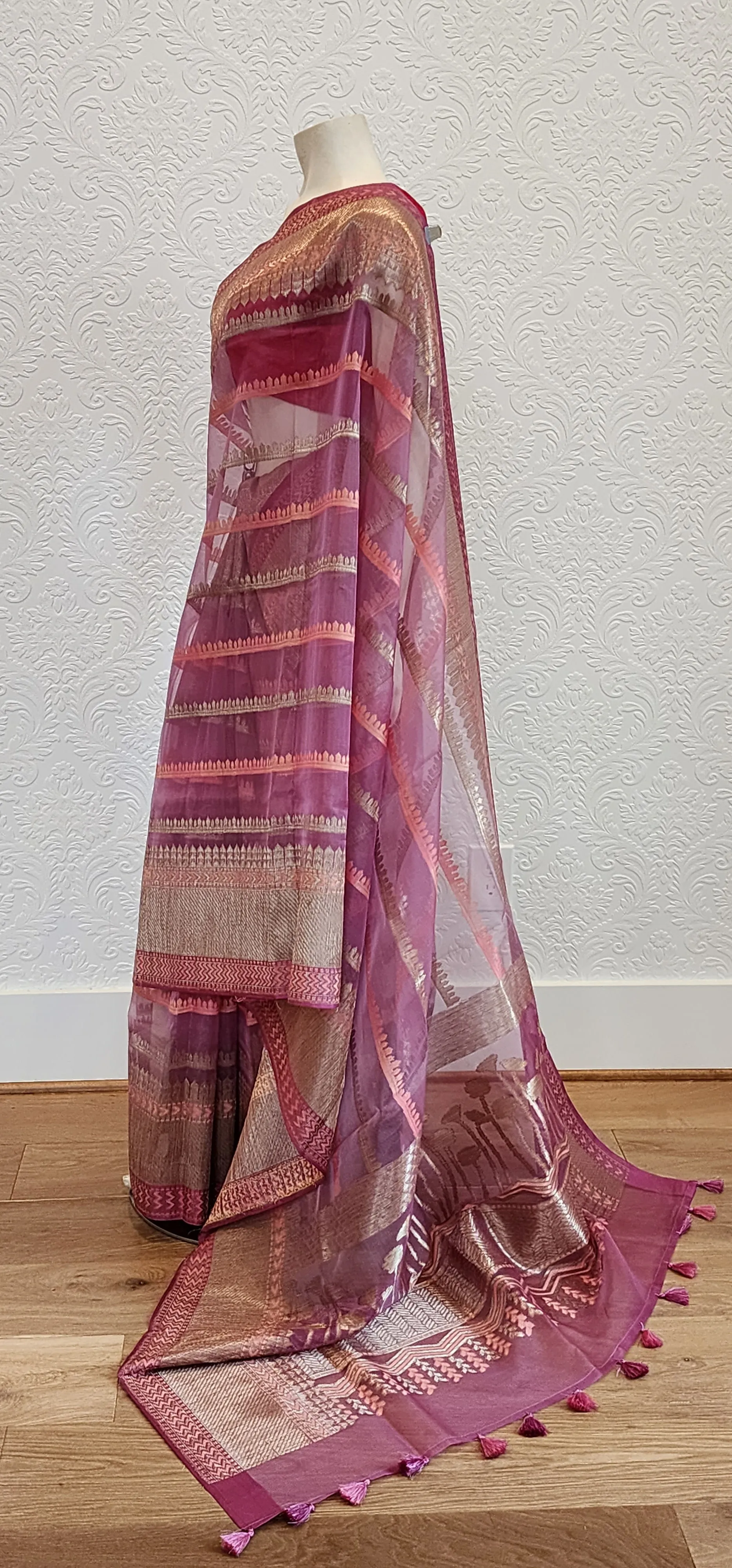 Banaras Kora Saree Collection.