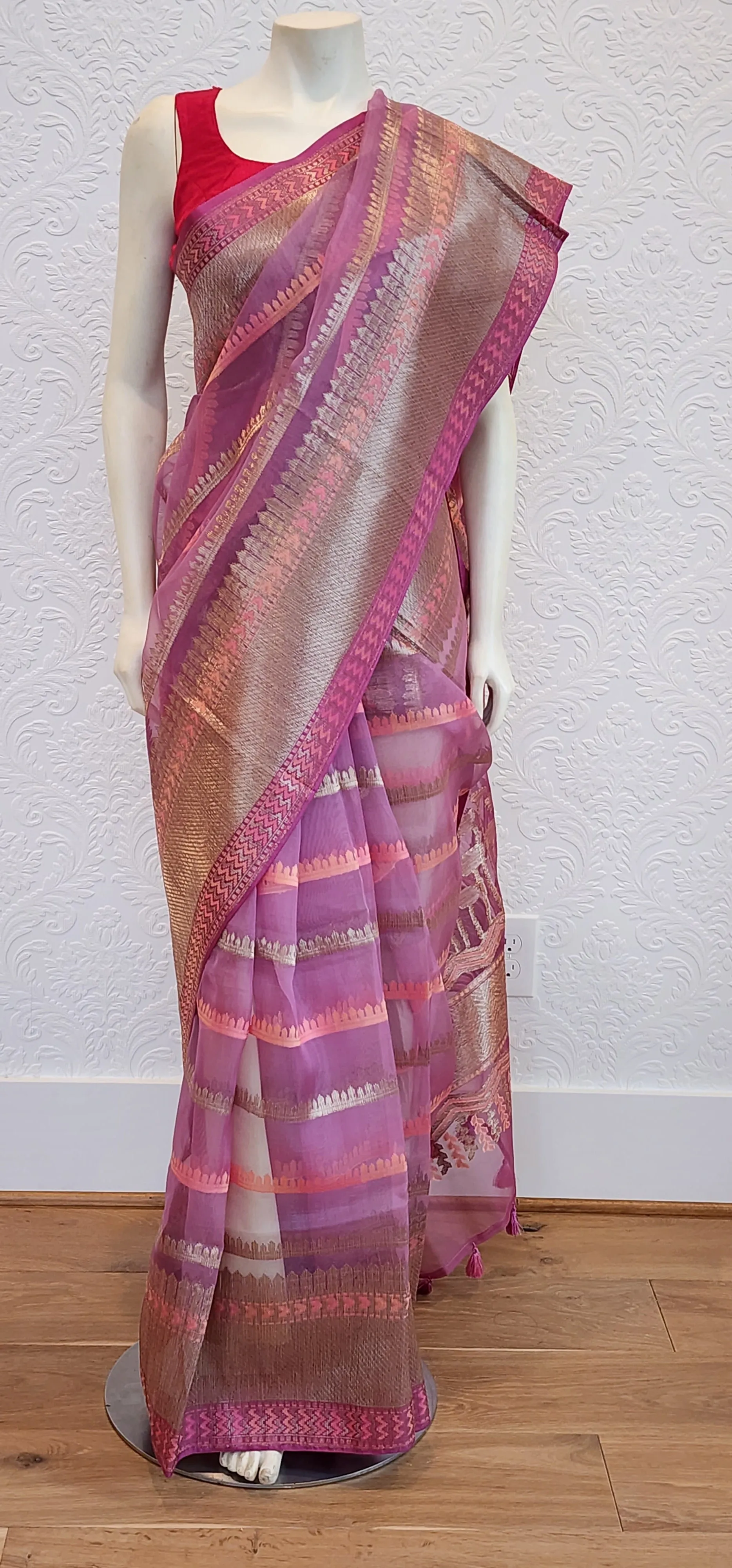 Banaras Kora Saree Collection.