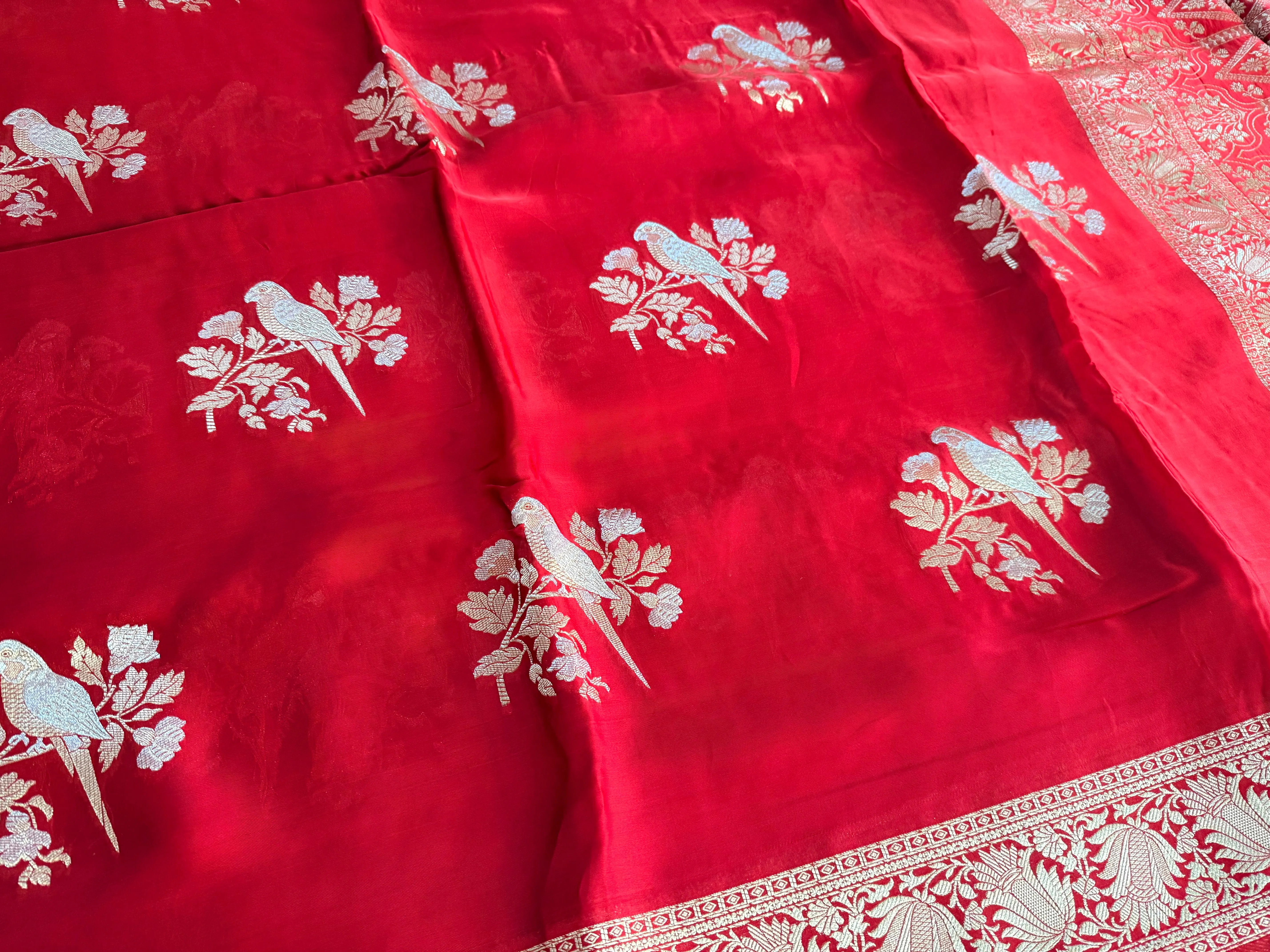 Banaras Munga Satin Silk Saree