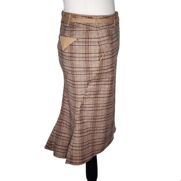 BCBGMAXAZRIA, The Pencil Skirt- Joey. Plaid Size 6