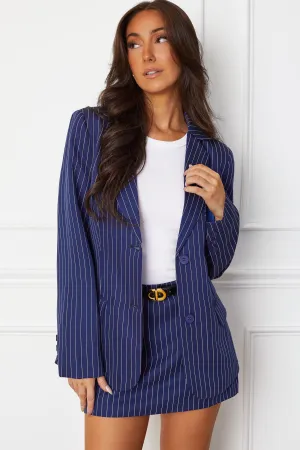 Becky Blue Stripe Blazer