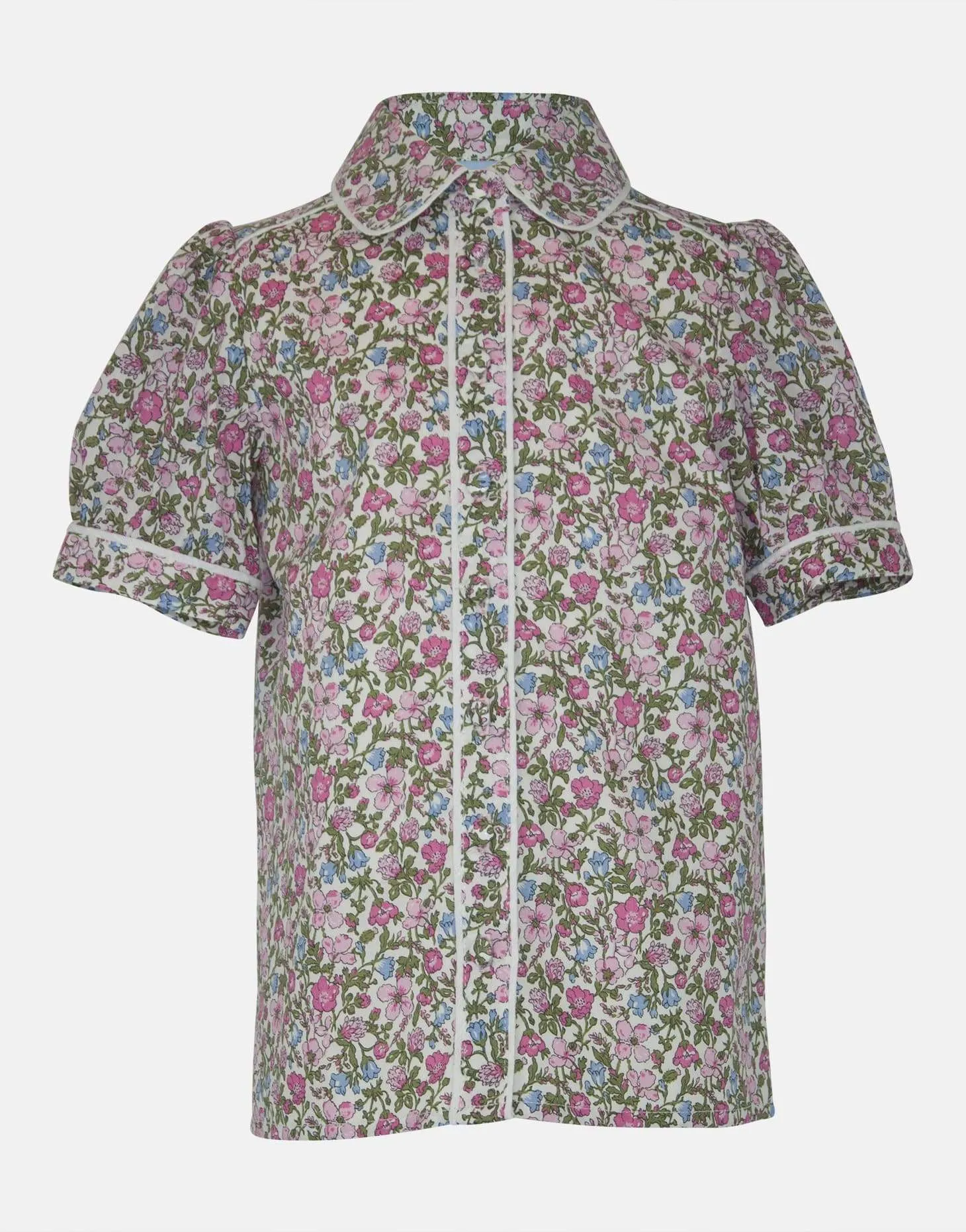 Betsy: Ditsy floral collar blouse