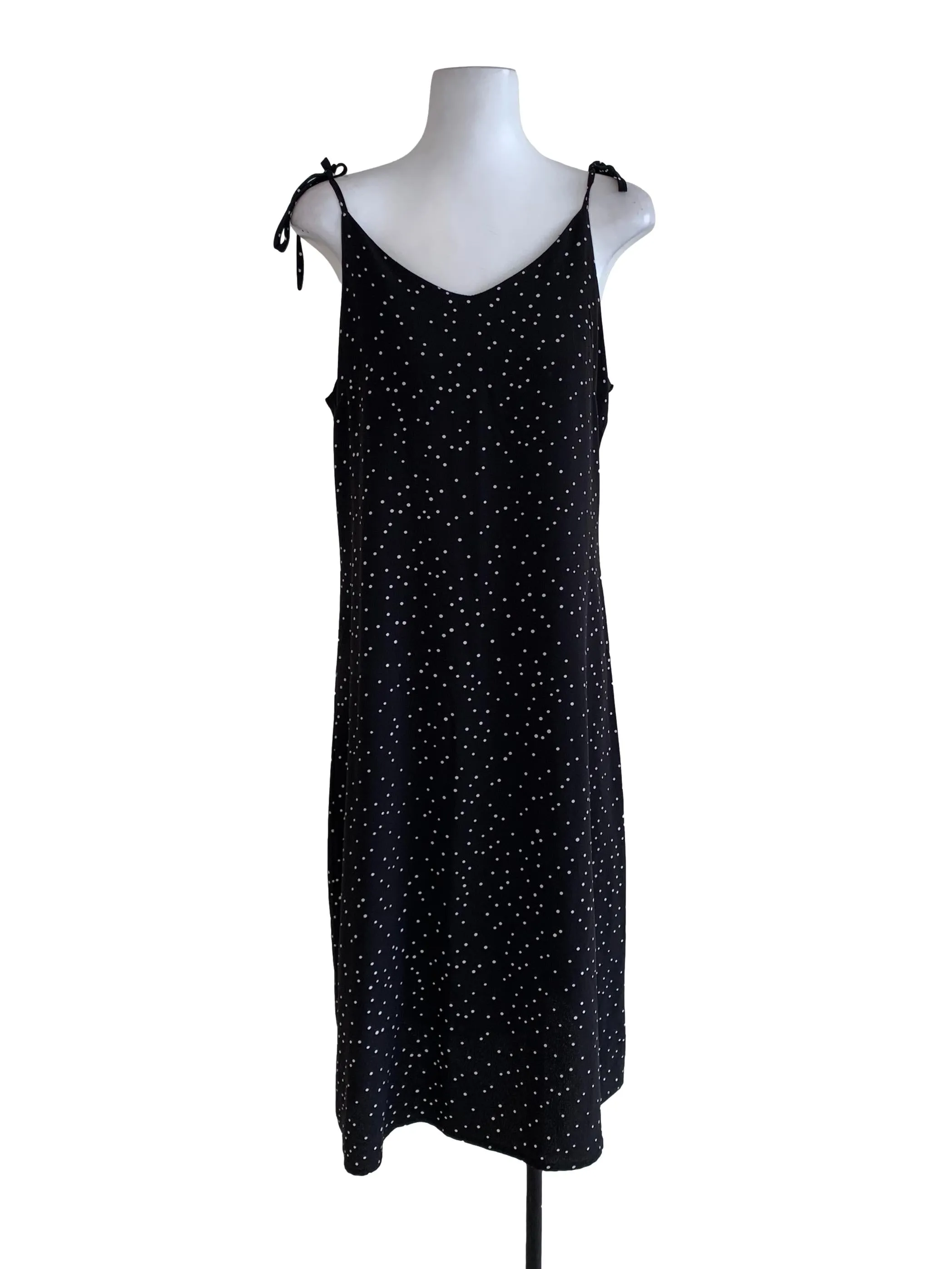 Black Dot Sheath Dress