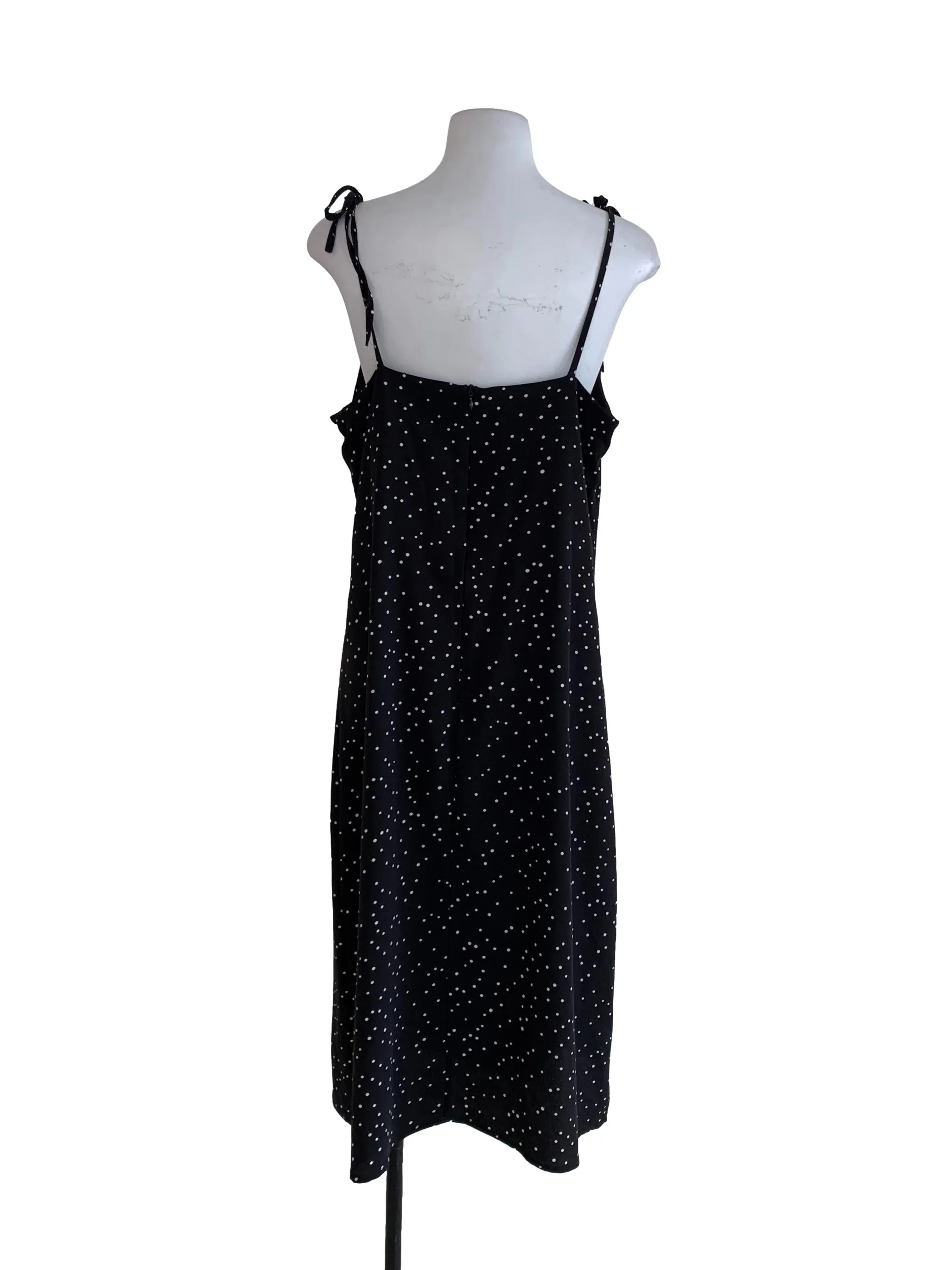 Black Dot Sheath Dress