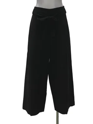 Black Straight Culottes