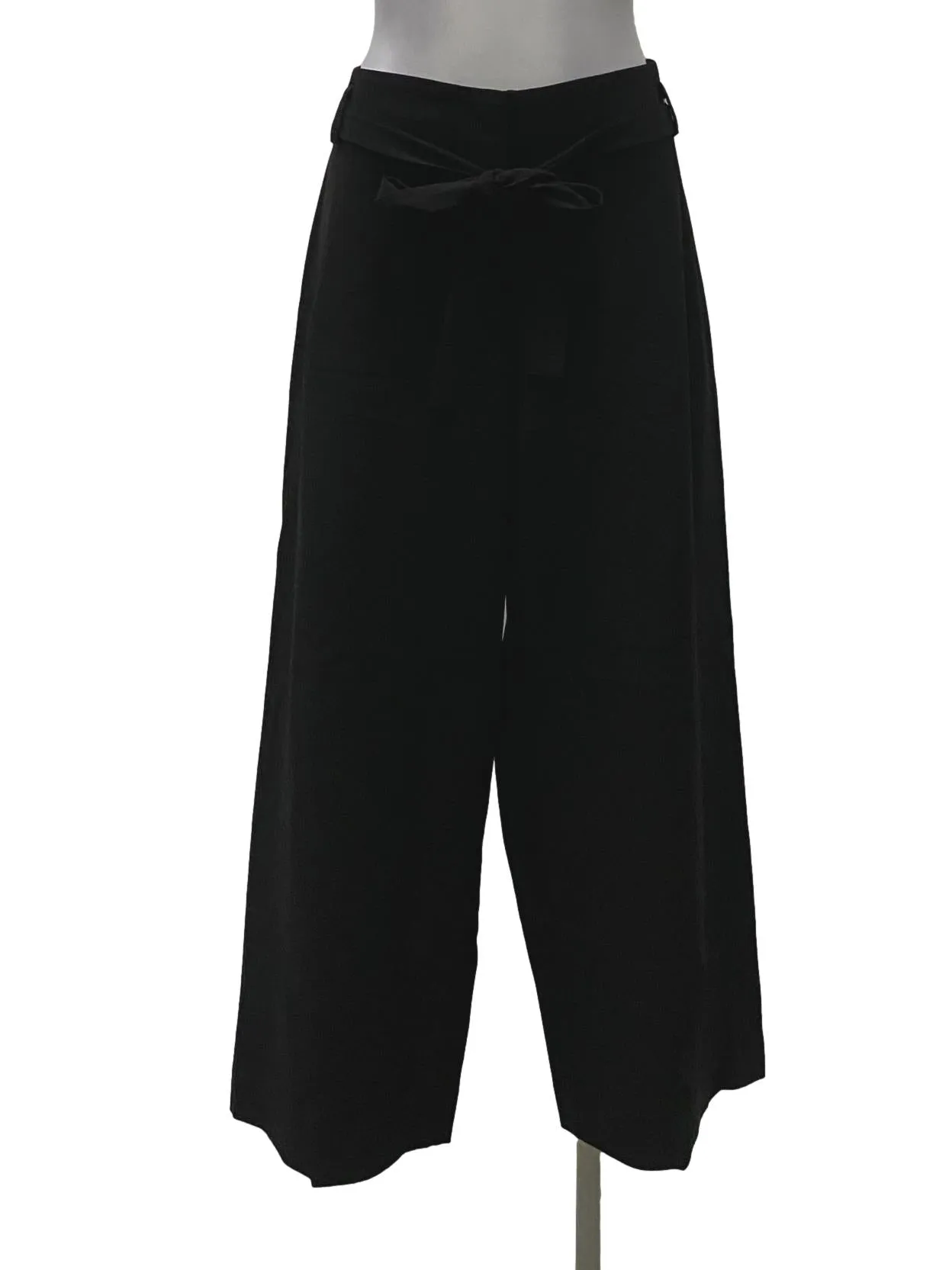 Black Straight Culottes