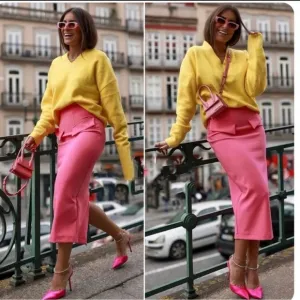 BLOGGER'S FAVE! ZARA FLAP DETAIL PENCIL SKIRT Blogger fav  NWT SZ M 💕💕✨
