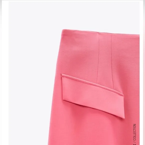 BLOGGER'S FAVE! ZARA FLAP DETAIL PENCIL SKIRT Blogger fav  NWT SZ M 💕💕✨