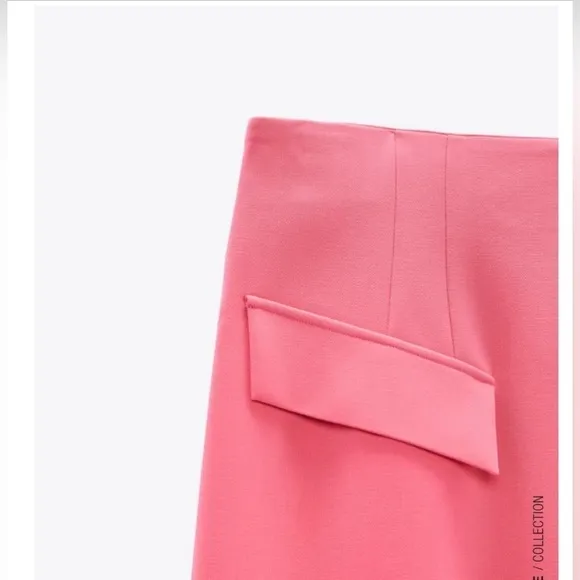 BLOGGER'S FAVE! ZARA FLAP DETAIL PENCIL SKIRT Blogger fav  NWT SZ M 💕💕✨