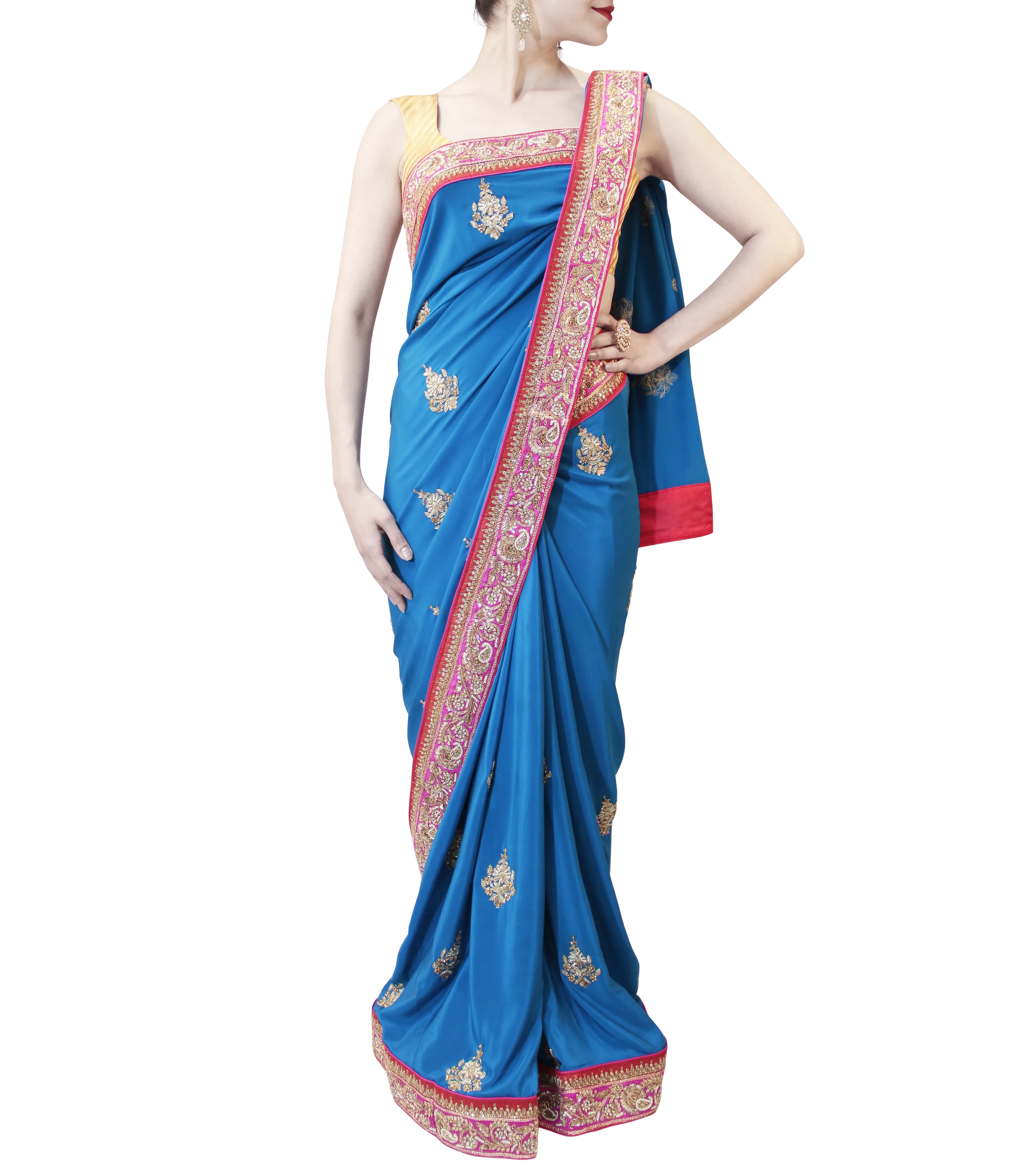 BLUE SAREE