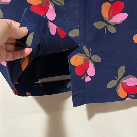 Boden Blue Pencil Skirt Knee-Length Work Size 6P In Great Condition