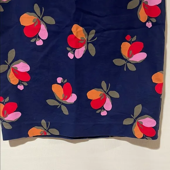 Boden Blue Pencil Skirt Knee-Length Work Size 6P In Great Condition