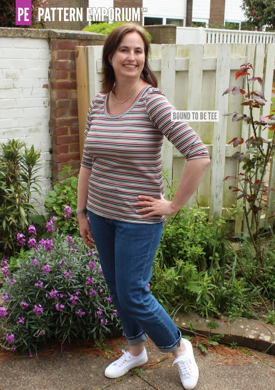Bound To Be | Wide Binding T-Shirt Sewing Pattern