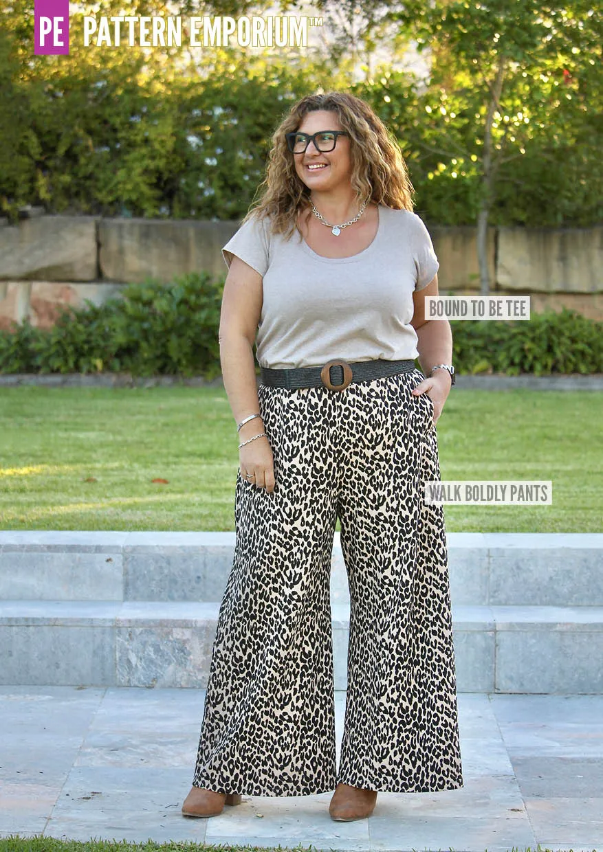 Bound To Be | Wide Binding T-Shirt Sewing Pattern