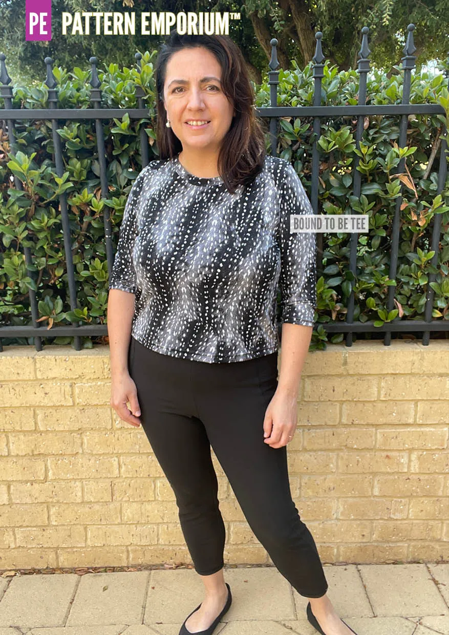 Bound To Be | Wide Binding T-Shirt Sewing Pattern