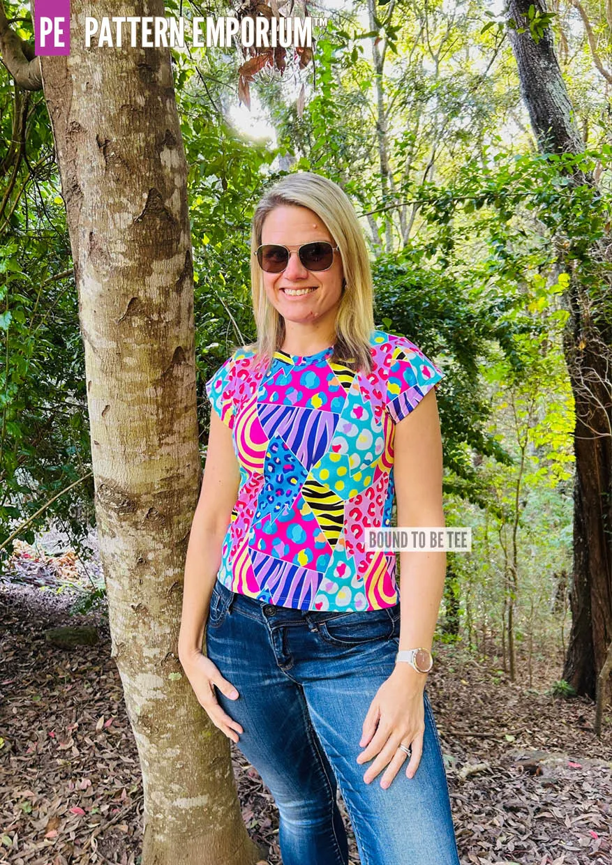 Bound To Be | Wide Binding T-Shirt Sewing Pattern