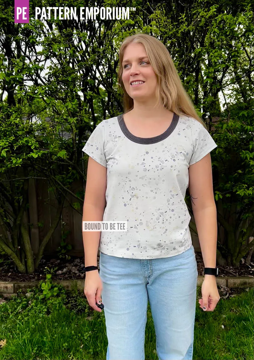 Bound To Be | Wide Binding T-Shirt Sewing Pattern