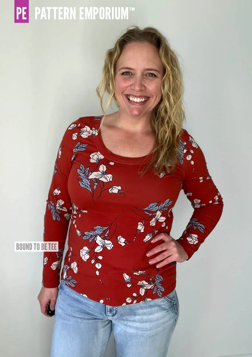 Bound To Be | Wide Binding T-Shirt Sewing Pattern