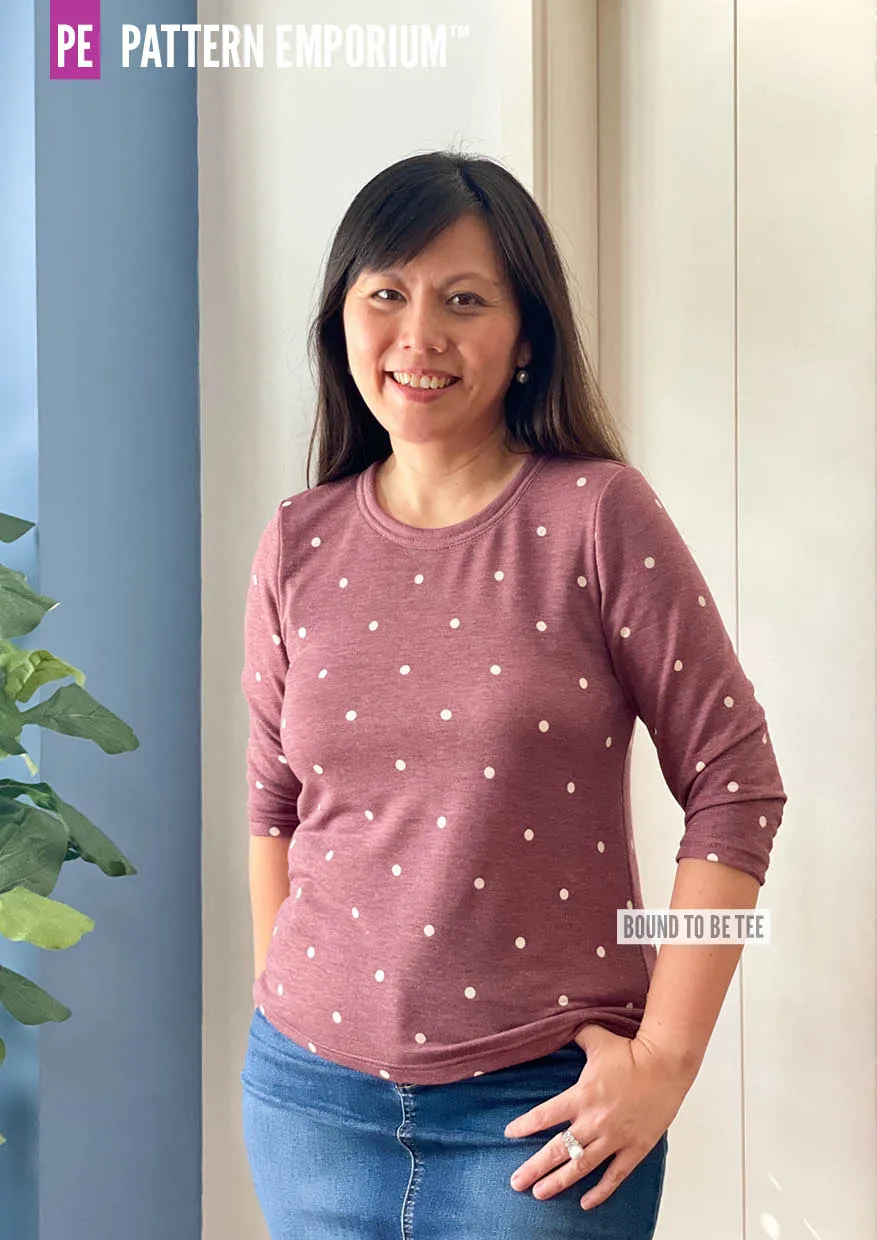 Bound To Be | Wide Binding T-Shirt Sewing Pattern