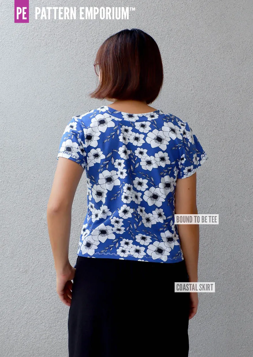 Bound To Be | Wide Binding T-Shirt Sewing Pattern
