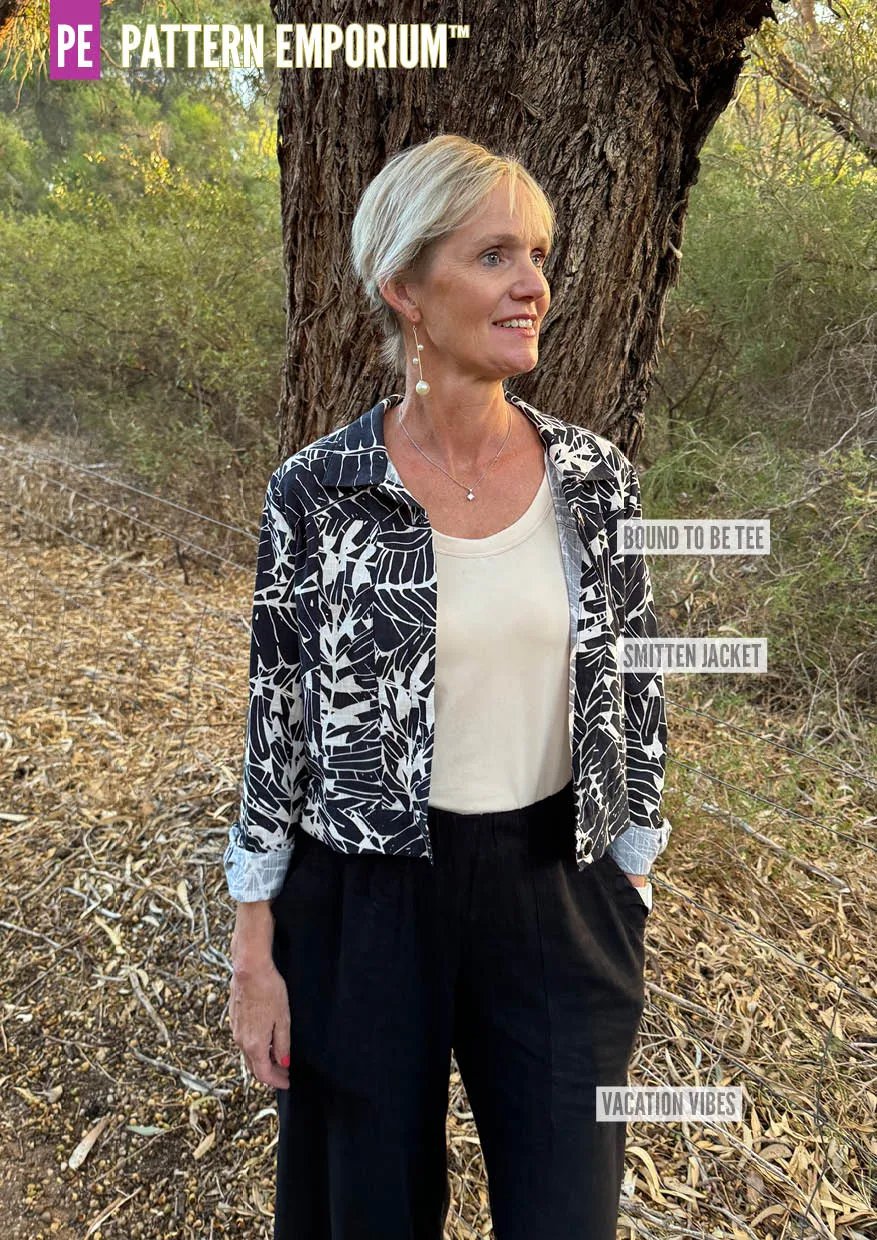 Bound To Be | Wide Binding T-Shirt Sewing Pattern