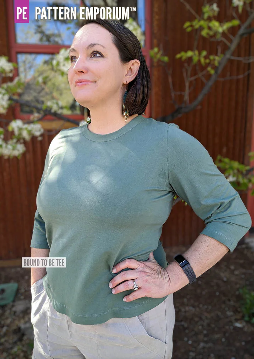 Bound To Be | Wide Binding T-Shirt Sewing Pattern