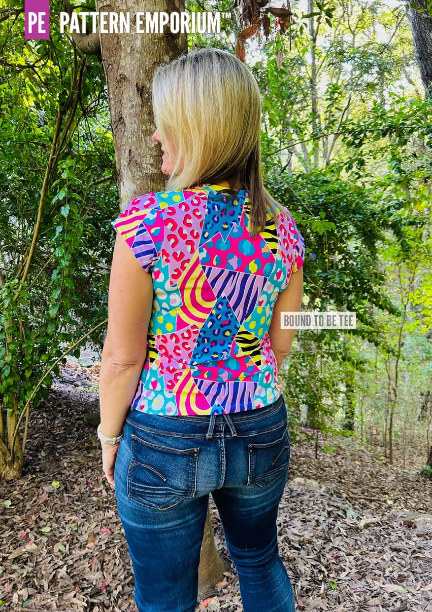 Bound To Be | Wide Binding T-Shirt Sewing Pattern