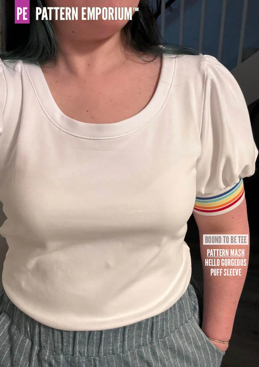 Bound To Be | Wide Binding T-Shirt Sewing Pattern