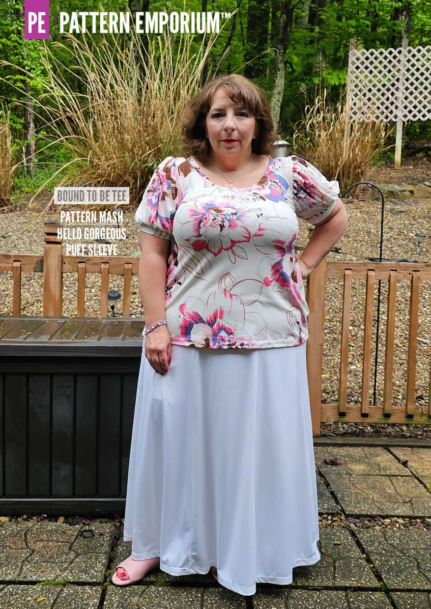 Bound To Be | Wide Binding T-Shirt Sewing Pattern