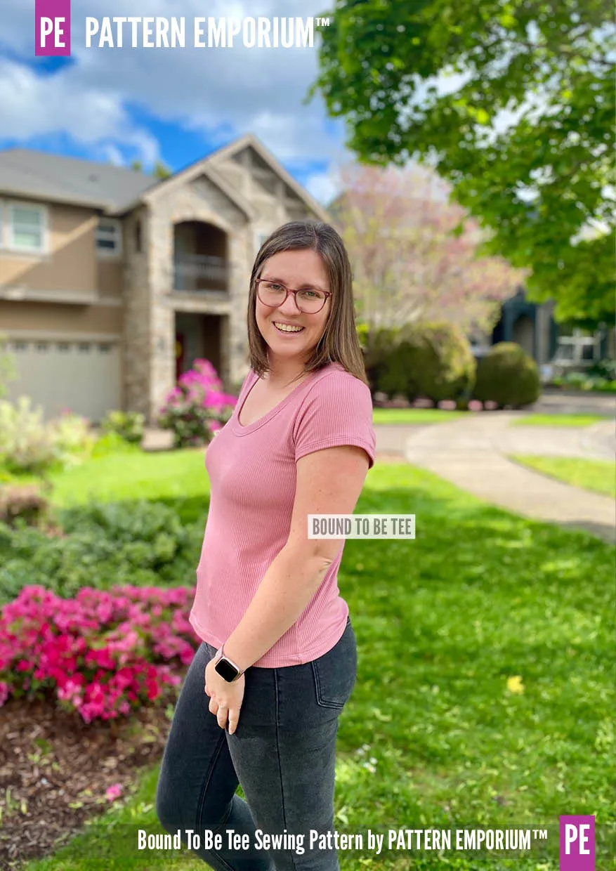 Bound To Be | Wide Binding T-Shirt Sewing Pattern