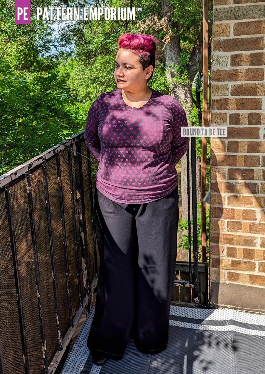 Bound To Be | Wide Binding T-Shirt Sewing Pattern
