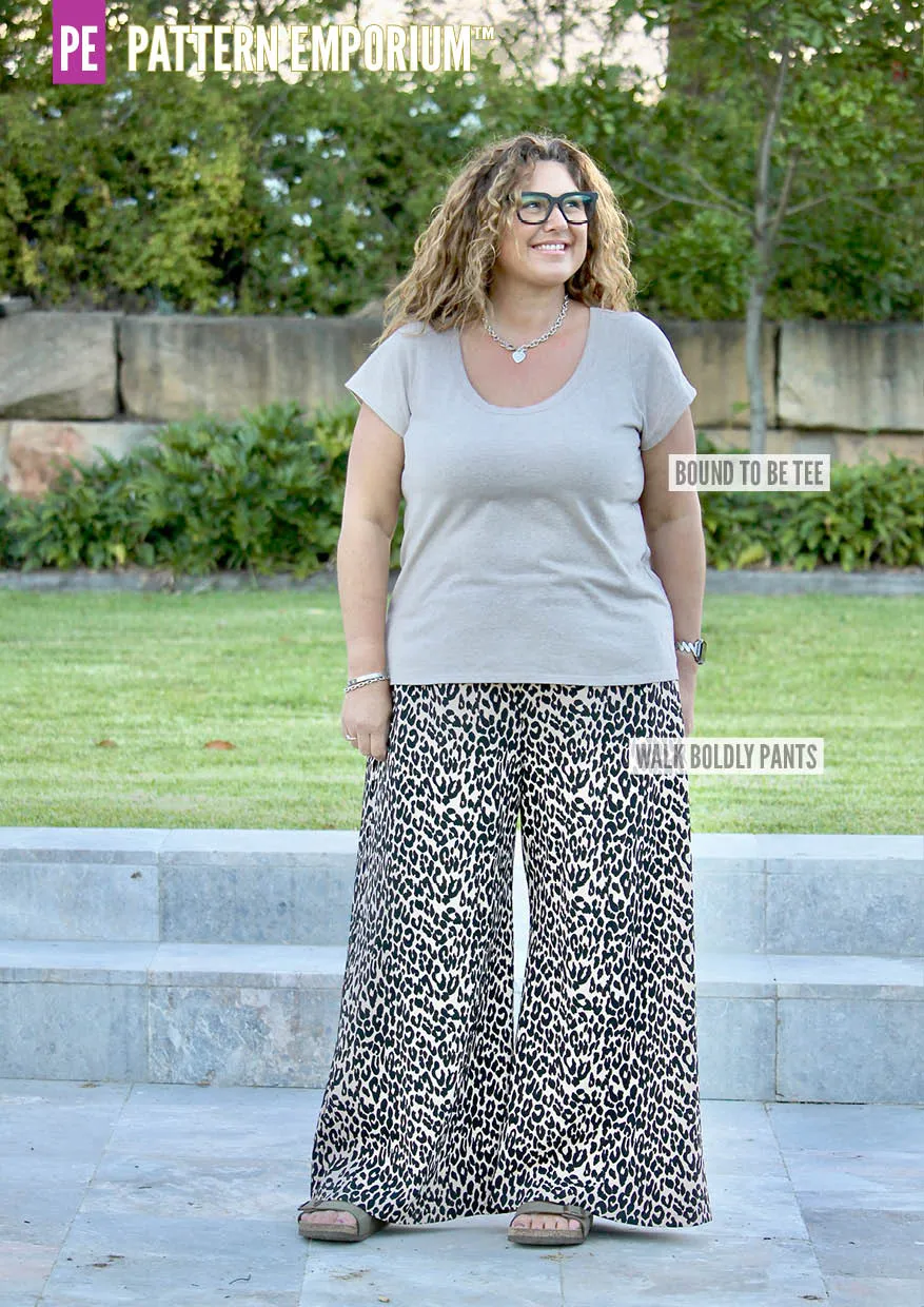 Bound To Be | Wide Binding T-Shirt Sewing Pattern