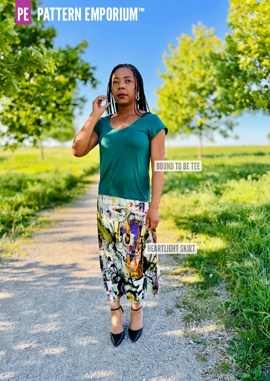 Bound To Be | Wide Binding T-Shirt Sewing Pattern