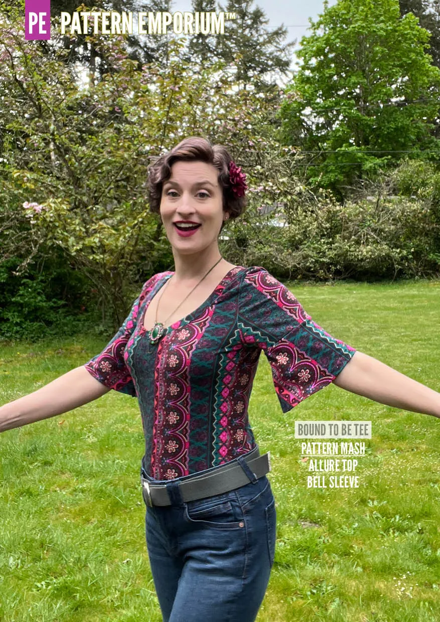Bound To Be | Wide Binding T-Shirt Sewing Pattern