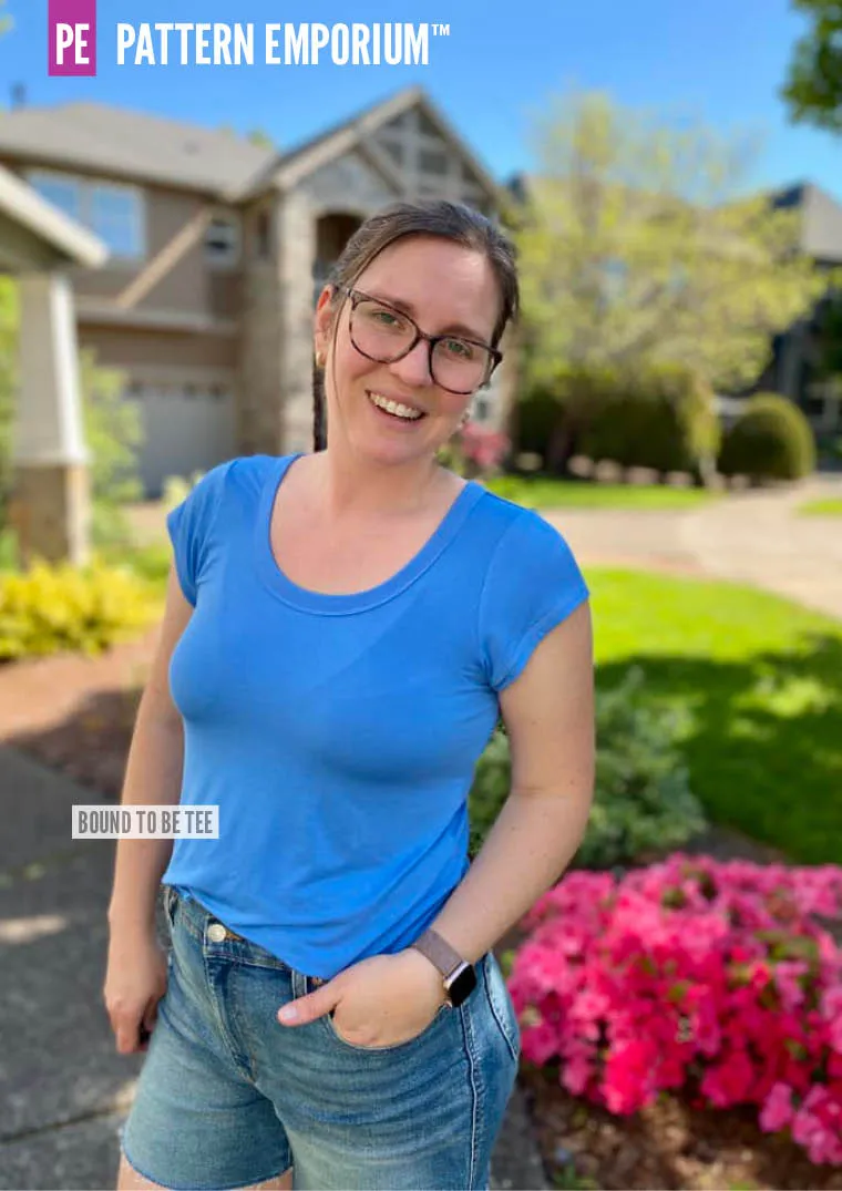 Bound To Be | Wide Binding T-Shirt Sewing Pattern