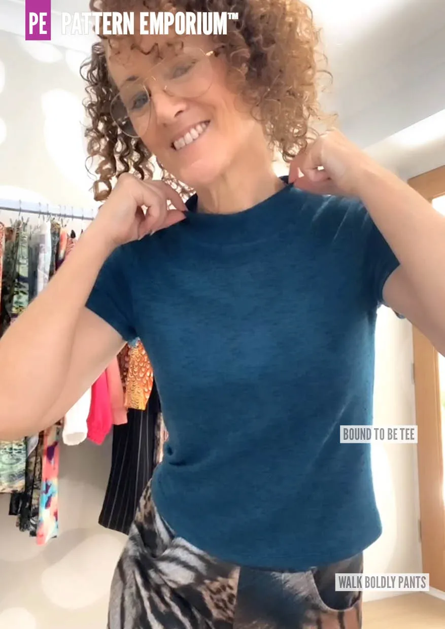 Bound To Be | Wide Binding T-Shirt Sewing Pattern