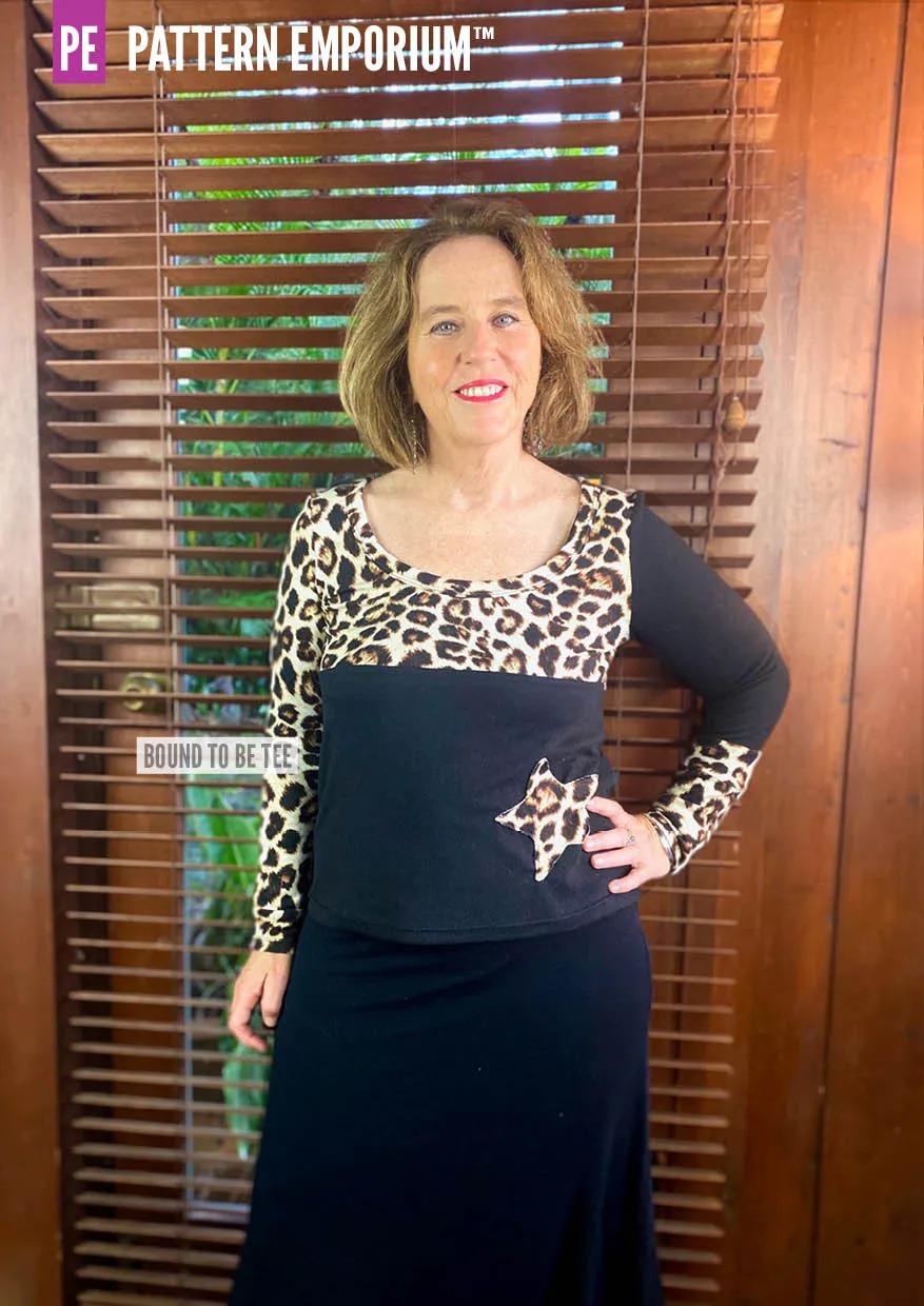 Bound To Be | Wide Binding T-Shirt Sewing Pattern