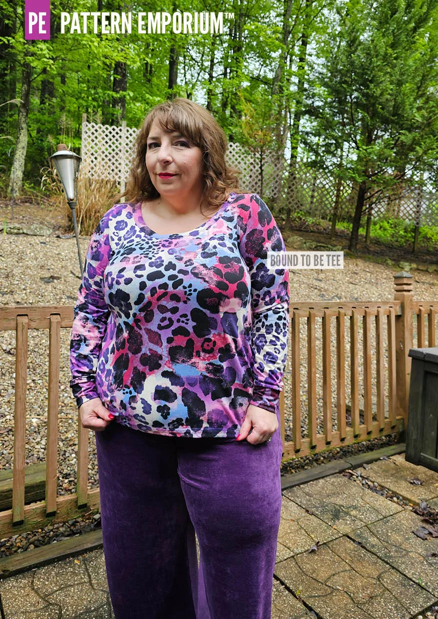 Bound To Be | Wide Binding T-Shirt Sewing Pattern
