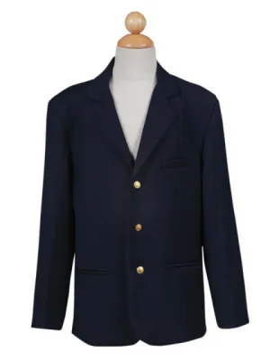 Boys Navy Blazer with Gold Buttons - LT601