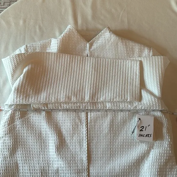 Brand New Dialogue White Cotton Blazer Jacket - M