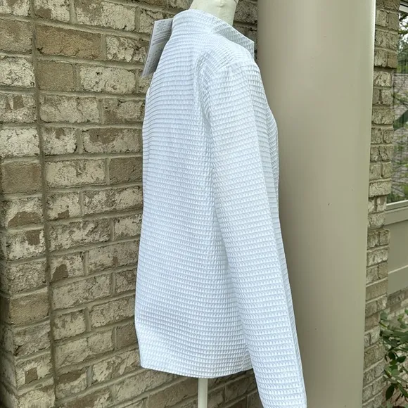 Brand New Dialogue White Cotton Blazer Jacket - M