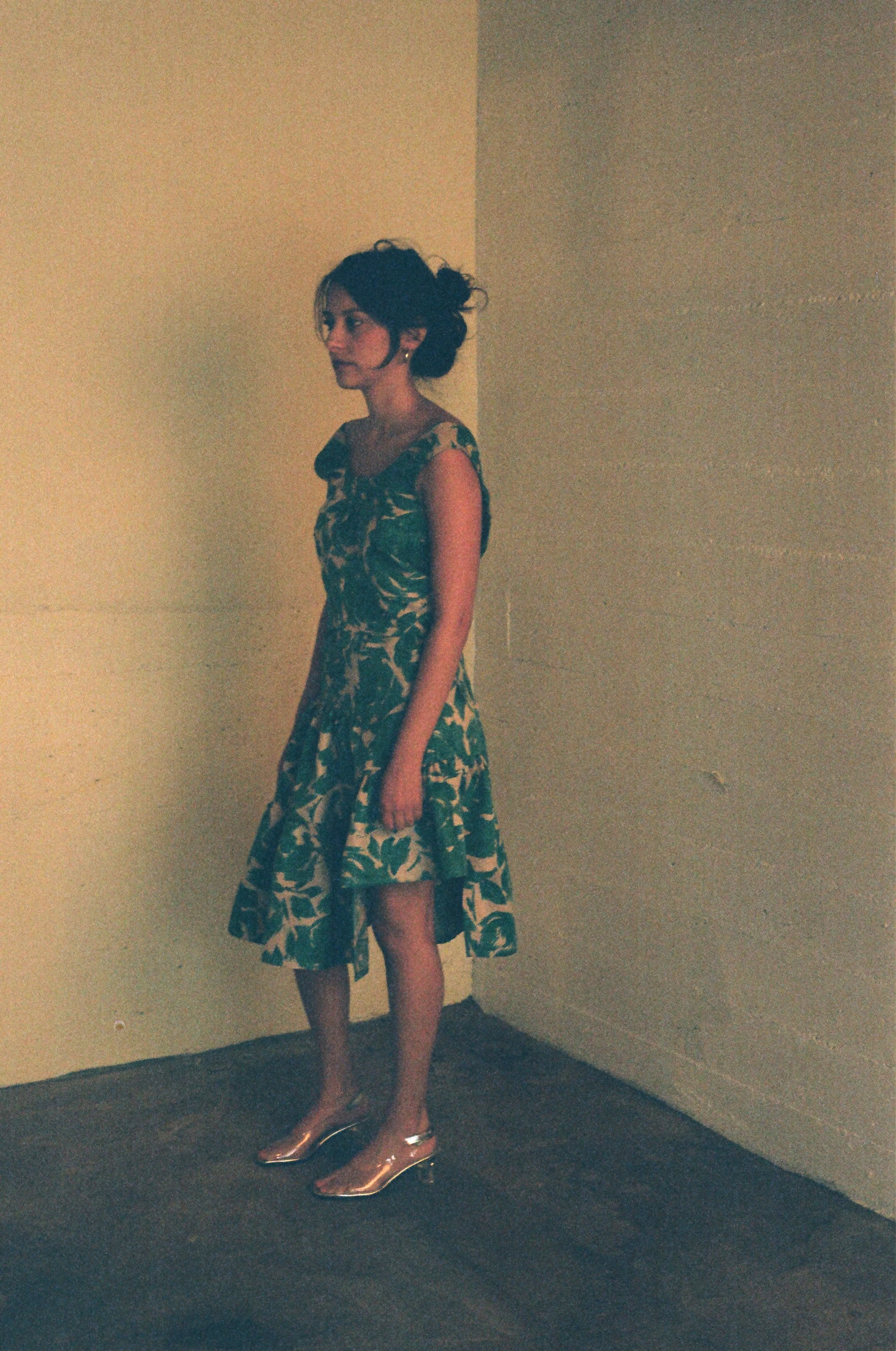 Brigitte Skirt — BLUE FLORAL
